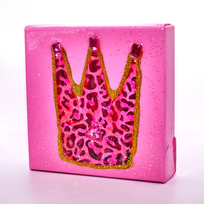 Crowns of Power  -  Pink Animal Print