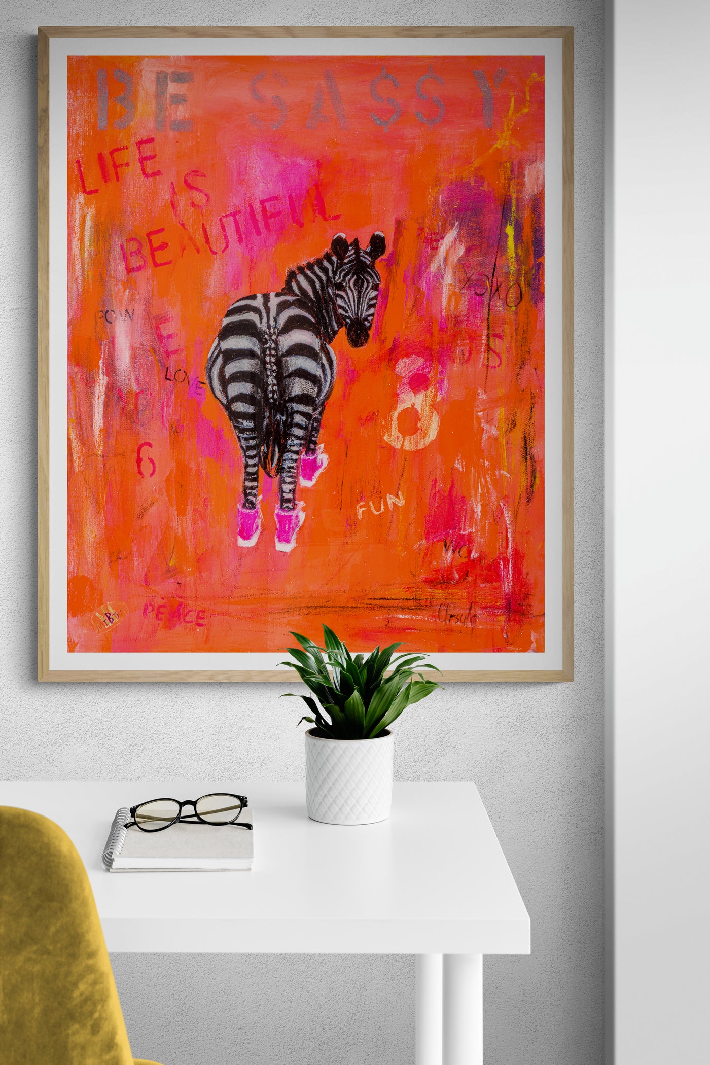 ART PRINT - ORANGE SASSY