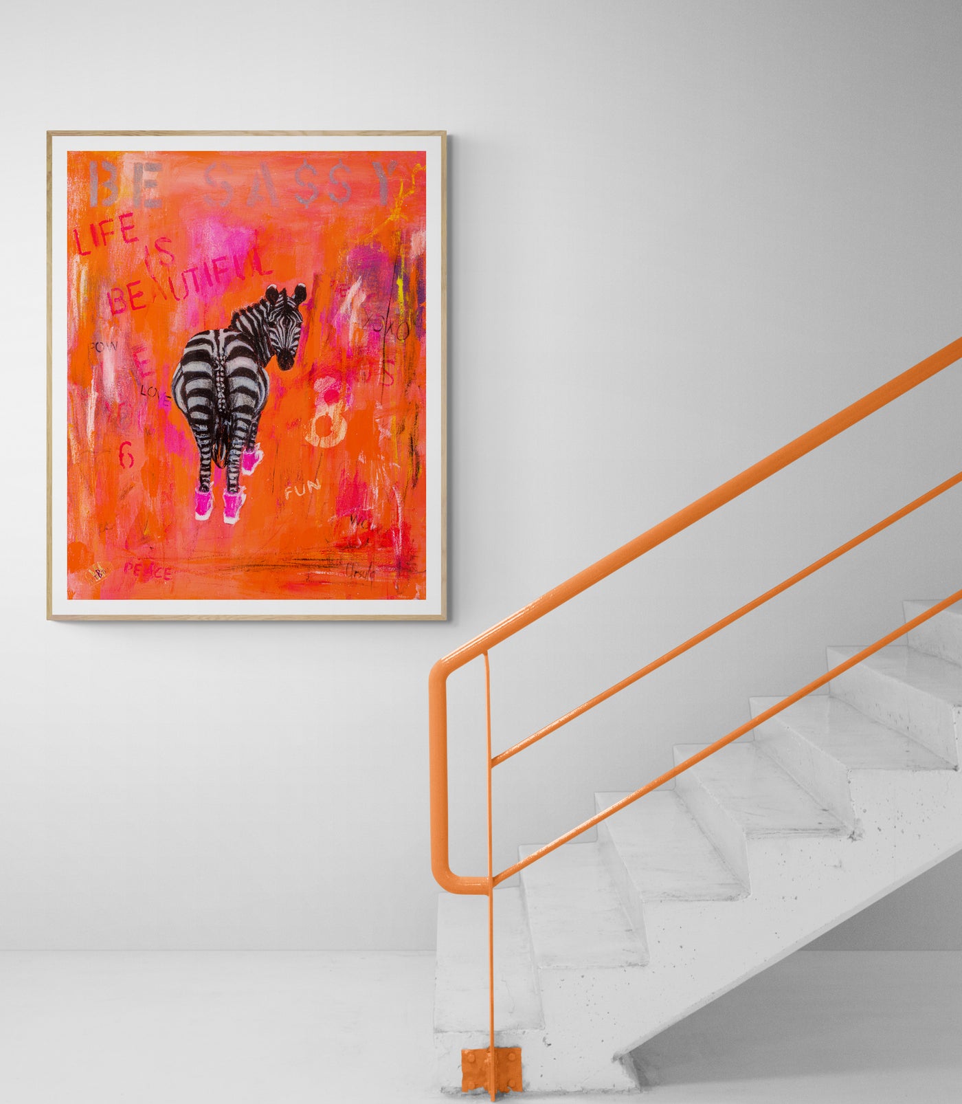 ART PRINT - ORANGE SASSY